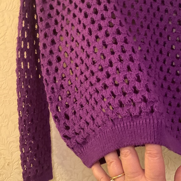 Purple colour knit sweater, never worn - Picture 3 of 5